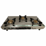 Preethi Glam Steel 3 Burners Gas Stove (GLAMSTEEL3B)