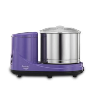 Preethi Wet Grinder|150W 2L Stainless Steel Table Top Wet Grinder|Ideal for Making South Indian Batter in Your Kitchen (Lavender)