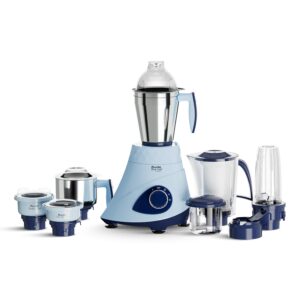 Preethi Blueleaf Titanium 15.0 | Mixer grinder | 1000 Watt Mixie with 15 advanced features| 7 Jars