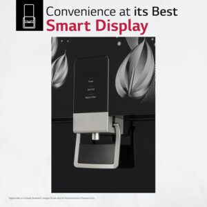 LG RO + Mineral Booster Water Purifier | 8L Storage Airtight Stainless Steel Tank | Multi Stage Filtration | Filter Change Indicator | Suitable for All Water Sources | WW146RTLB, Black