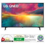 LG 108 cm (43 inches) QNED-75 Year 2024 Edition 4K Ultra HD (3840×2160) Smart WebOS QNED TV 43QNED75