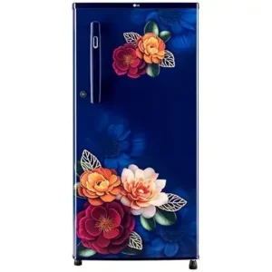 LG 185 L 3 Star Direct-Cool Single Door Refrigerator (GL-D199OBKD,Fast Ice Making)