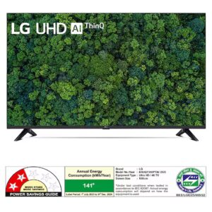 LG 108 cm (43) UHD AI TV (UQ7300), α5 AI Processor 4K Gen5, HDR10 43UQ7300