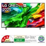 LG 164cm (65) 4K QNED 8GA MiniLED Smart TV with α8 AI Processor 4K Gen2, FILMMAKER MODE ™, AI Picture Pro with Dolby Vision & Atmos 2025 65QNED8GA6A