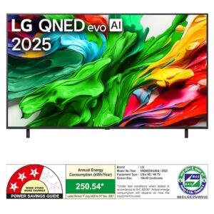 LG 164cm (65) 4K QNED 8GA MiniLED Smart TV with α8 AI Processor 4K Gen2, FILMMAKER MODE ™, AI Picture Pro with Dolby Vision & Atmos 2025 65QNED8GA6A
