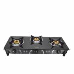 Preethi Gas Stove Glass Top 3 Burner Zeal Pro