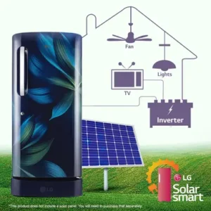 LG 210L Single Door Refrigerator with Reciprocating Compressor, Direct Cool, Blue Marvel Finish, 3-Star GL-D231ABMD