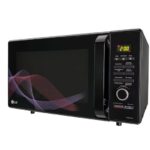 LG 28L Convection Microwave Oven, 271 Auto Cook Menu, Diet Fry™, Black MJ2887BHTM