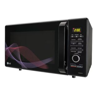 LG 28L Convection Microwave Oven, 271 Auto Cook Menu, Diet Fry™, Black MJ2887BHTM