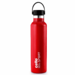 Cello Aqua Bliss Thermosteel Insulated Water Bottle, 1100ml, Red | 24 Hours Hot and Cold Flask | Leak Proof | Office Bottle | Sports | Home | Kitchen | Hiking | Treking | Travel