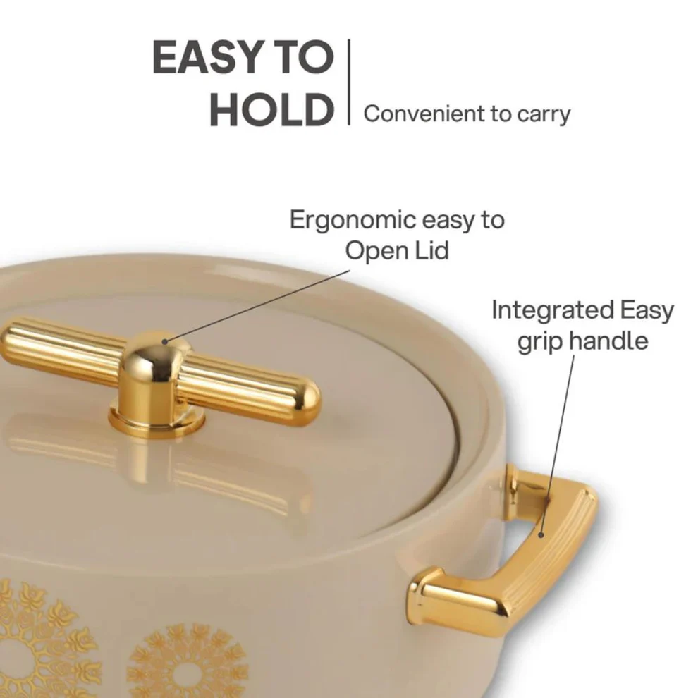 Cello Jewel Inner Stainless Steel Insulated Casserole Set 03