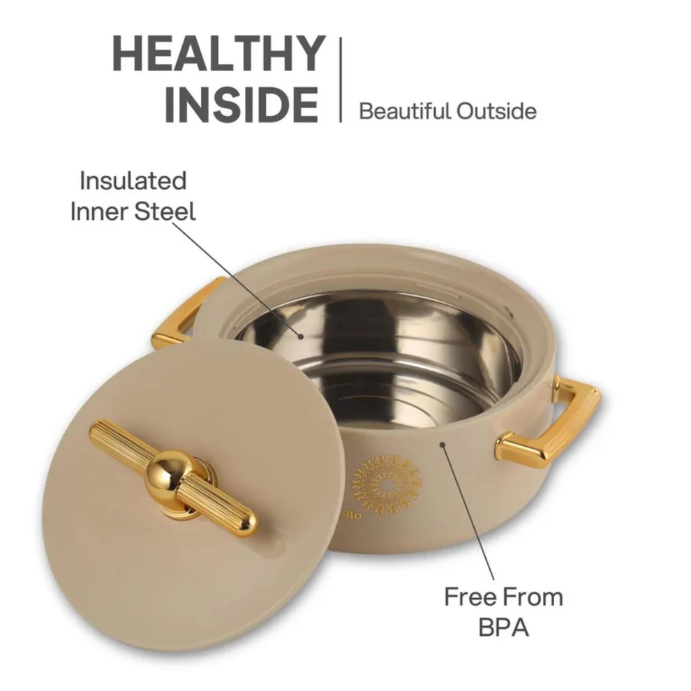 Cello Jewel Inner Stainless Steel Insulated Casserole Set 05