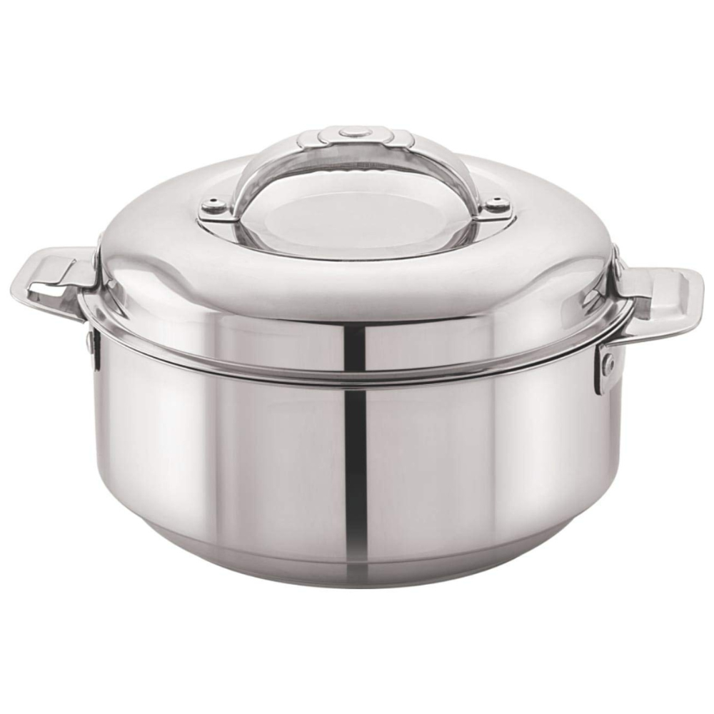 Cello Maxima 3200ml Stainless Steel Silver Casserole