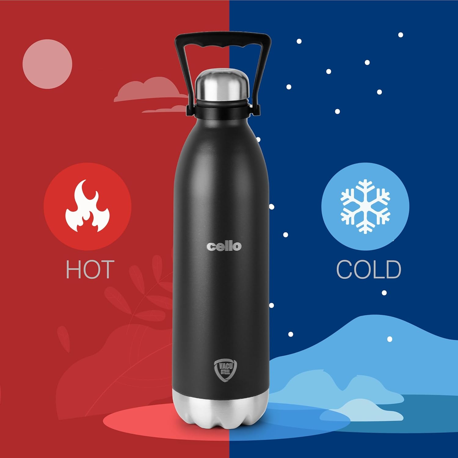 Cello Swift Thermosteel Water Bottle, 1800ml 3