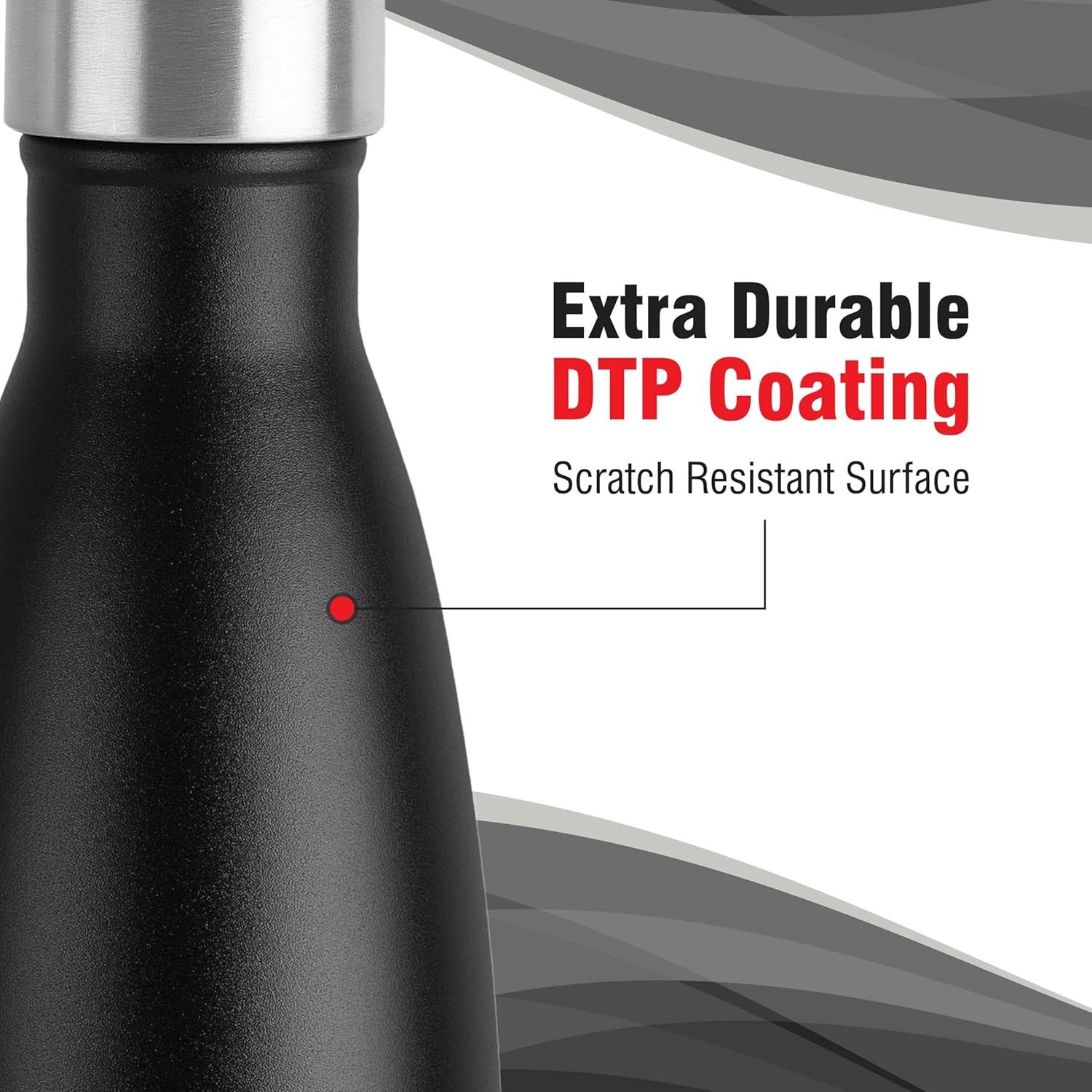 Cello Swift Thermosteel Water Bottle, 350ml, 4