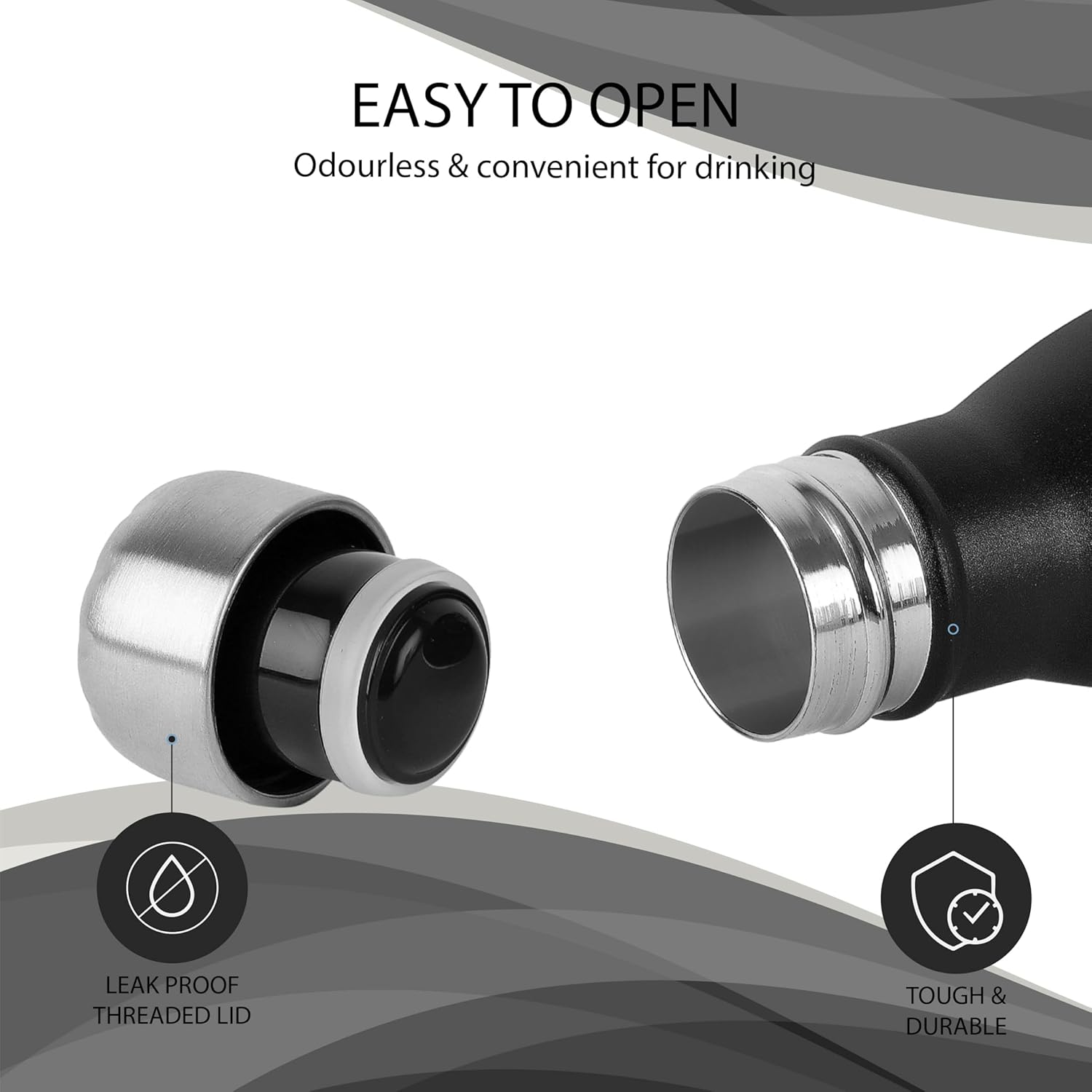 Cello Swift Thermosteel Water Bottle, 350ml, 5