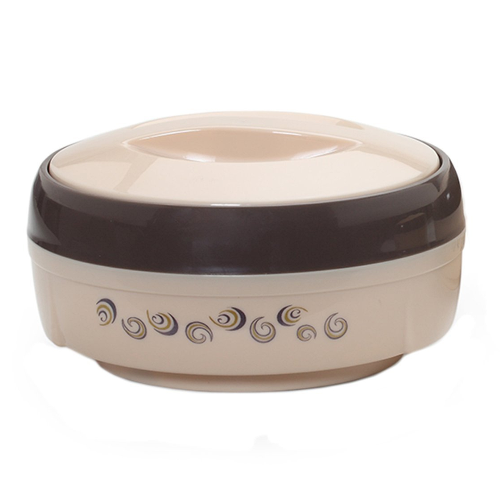 Cello Ultra Stainless Steel Insulated Hot Pot Casserole (Brown, 1500 ml)