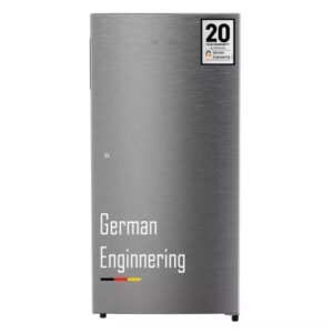 Liebherr 191Liter 3 Star, Direct Cool Single Door Inverter Refrigerator, 20 Years Warranty on Compressor, Freezer 22 L, Silver Steel, DNPSIC 1901