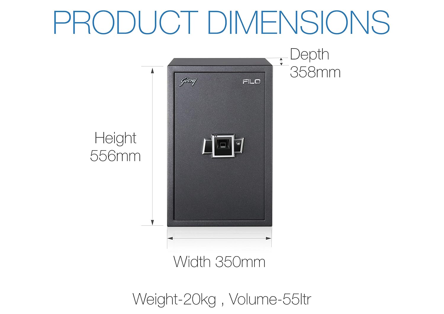 Filo Biometric 55 Electronic Safe 2