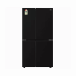 LG 650L Side-by-Side Refrigerator, Convertible, Multi-Air Flow Western Black, 3 Star GL-B257JWB3
