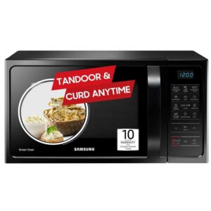 Samsung 28L, Convection Microwave Oven with Curd Making(MC28A5013AK/TL, Black, 10 Yr warranty)
