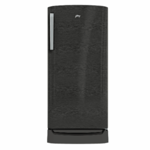 Godrej 180 L 2 Star Direct Cool Turbo Cooling Technology With Upto 24 Days farm Freshness Single Door Refrigerator With Base Drawer (RD EMARVEL 207B TDF FS ST, Fossil Steel)