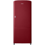 Samsung 183 L, 2 Star, Digital Inverter, Direct-Cool Single Door Refrigerator (RR20C11C2RH/HL, Scarlet Red)