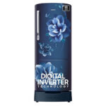 Samsung 223L 3 Star Inverter Direct-Cool Single Door Refrigerator Appliance (RR24C2823CU/NL,Camellia Blue) Base Stand Drawer