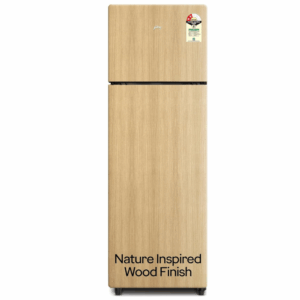 Godrej 272 L 2 Star Wood Finish, 30 Days Farm Freshness, Frost Free Inverter Double Door Refrigerator (RT EONVOGUE 310B RI OK WD, Oak Wood)