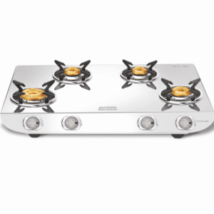 VIDIEM TUSKER 4 BURNER GAS STOVE STAINLESS STEEL