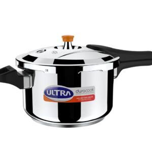 ULTRA DURACOOK 5.5 L Outer Lid Induction Bottom Pressure Cooker (Stainless Steel)