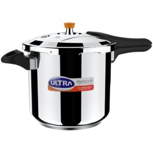 ULTRA DURACOOK 8 L Outer Lid Induction Bottom Pressure Cooker (Stainless Steel)