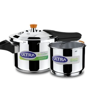 ULTRA DURACOOK DIET 3 L Outer Lid Induction Bottom Pressure Cooker (Stainless Steel)