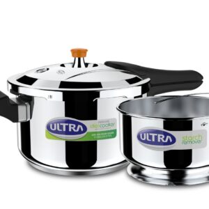 ULTRA DURACOOK DIET 5.5 L Outer Lid Induction Bottom Pressure Cooker (Stainless Steel)