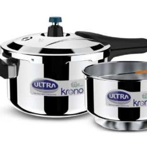 ULTRA Triply Krono Diet Aisi 304 Stainless Steel Pressure Cooker | Capacity 5.5Liters