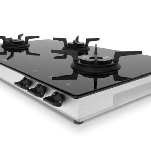 ULTRA OPTIFLAME 3G 3 BURNER GAS STOVE Stainless Steel Automatic Gas Stove (3 Burners)