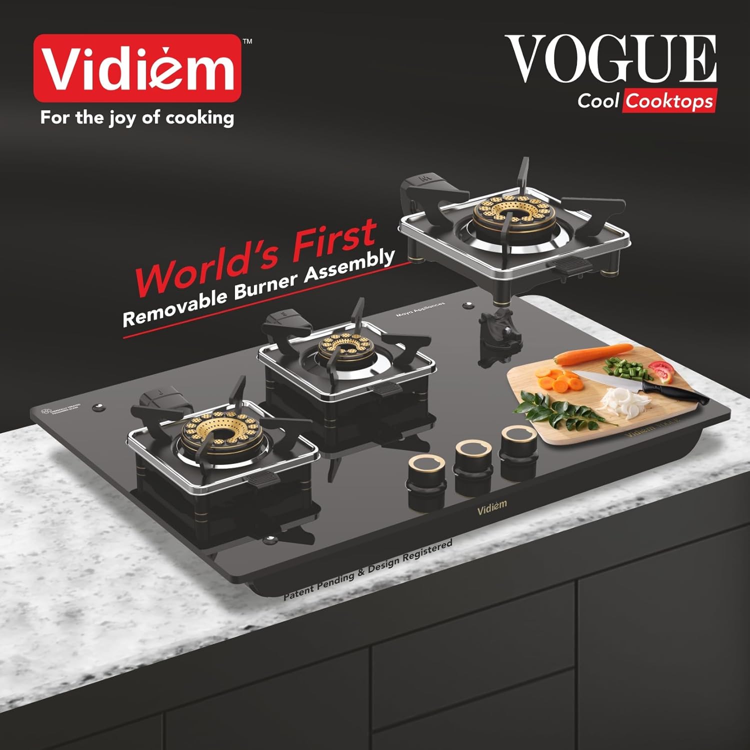 Vidiem Vogue 3-Burner Gas 1
