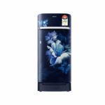 Samsung 215L 5 Star Inverter Direct-Cool Single Door Refrigerator (RR23C2H35UZ/HL,Midnight Blossom Blue) Base Stand Drawer