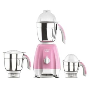 Vidiem Vision 750 W Mixer Grinder  (Vision | 3 Jars | White, Pink)
