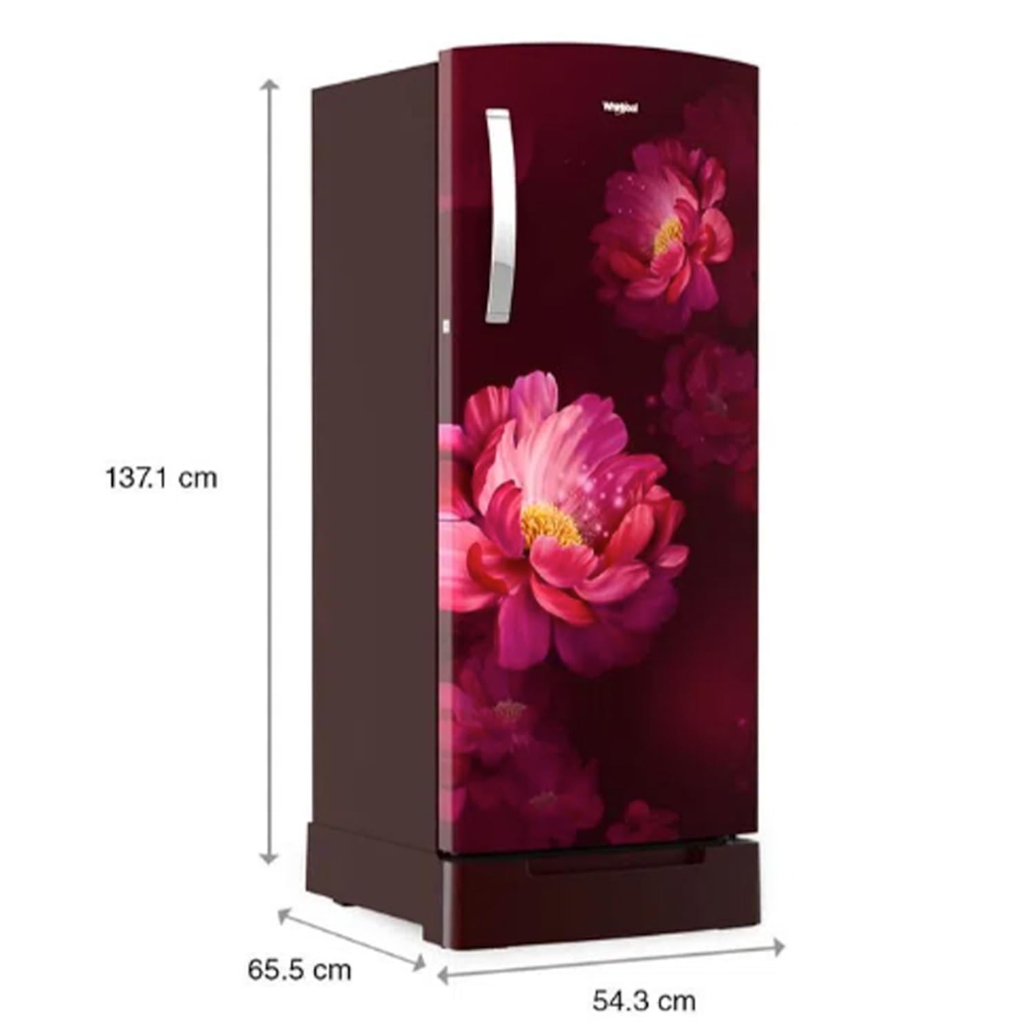 215 IMPRO ROY 4S Inv Wine Peony-Z, Base Stand with Drawer 1