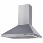 Faber 60 cm 800 m³/HR Pyramid Kitchen Chimney (HOOD CONICO PLUS BF SS 60, 2 Baffle Filters, Silver)