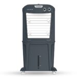 Crompton Zelus DAC Desert Air Cooler- 43L, with Everlast Pump, 4-Way Air Deflection and Honeycomb Pads, Grey