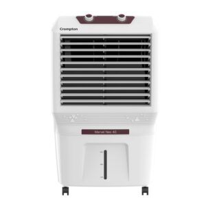 Crompton Marvel Neo Inverter Compatible Portable Personal Air Cooler (40L, White)