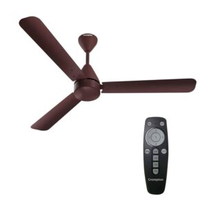 Crompton Energion Cookie 1200mm (48 inch) Ceiling Fan, (Brown)