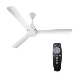 Crompton Energion Cookie 1200mm (48 inch) Ceiling Fan, (Opal White)