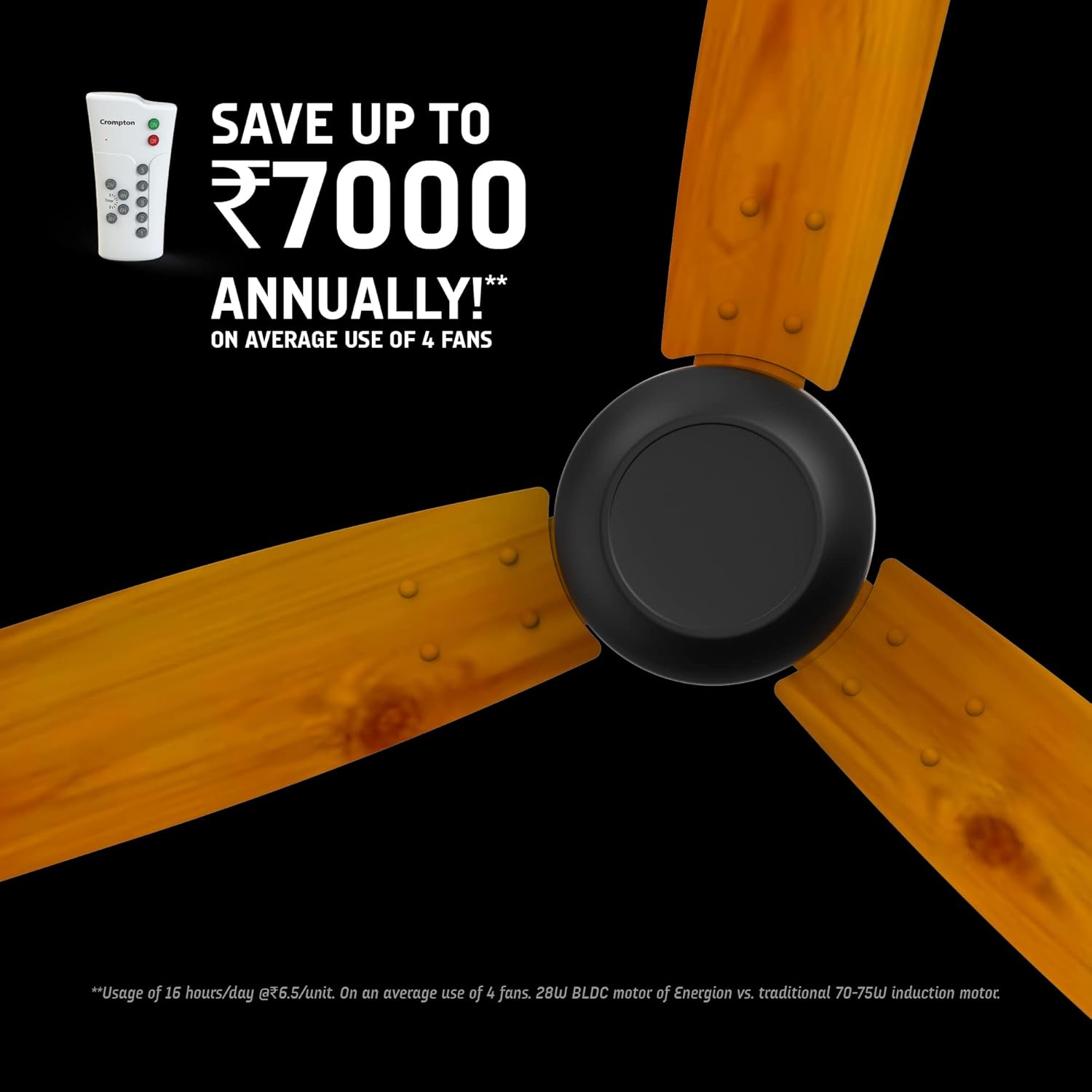 CG FAN ENERGION GROOVE 28W L.PINEWOOD AD 1200MM 5S-3