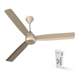 Crompton Energion Groove 1200mm (48 inch) Ceiling Fan (Satin Sand), Pack of 1, (5 Years Warranty)