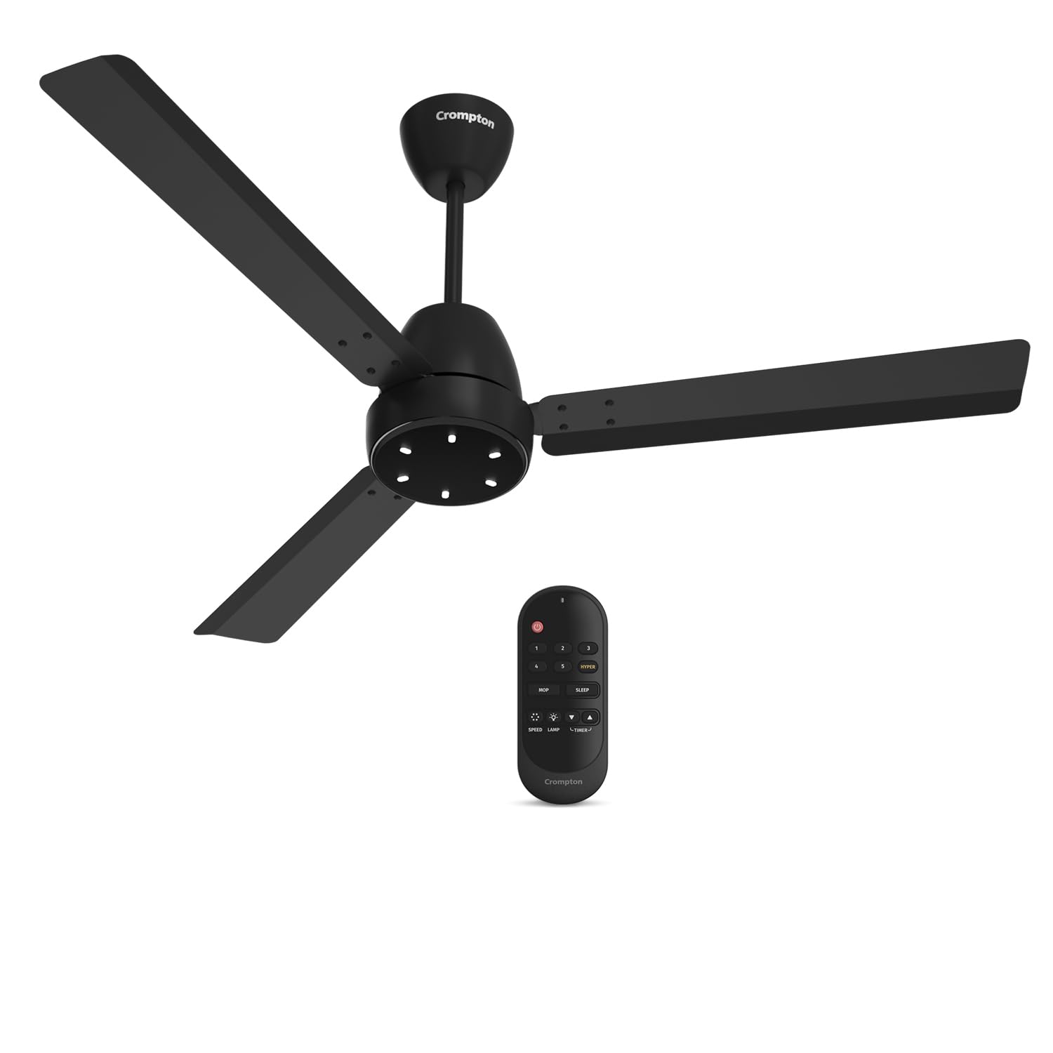 CG FAN ENERGION NITEO 30W 1200MM MATT BLACK RMT-1