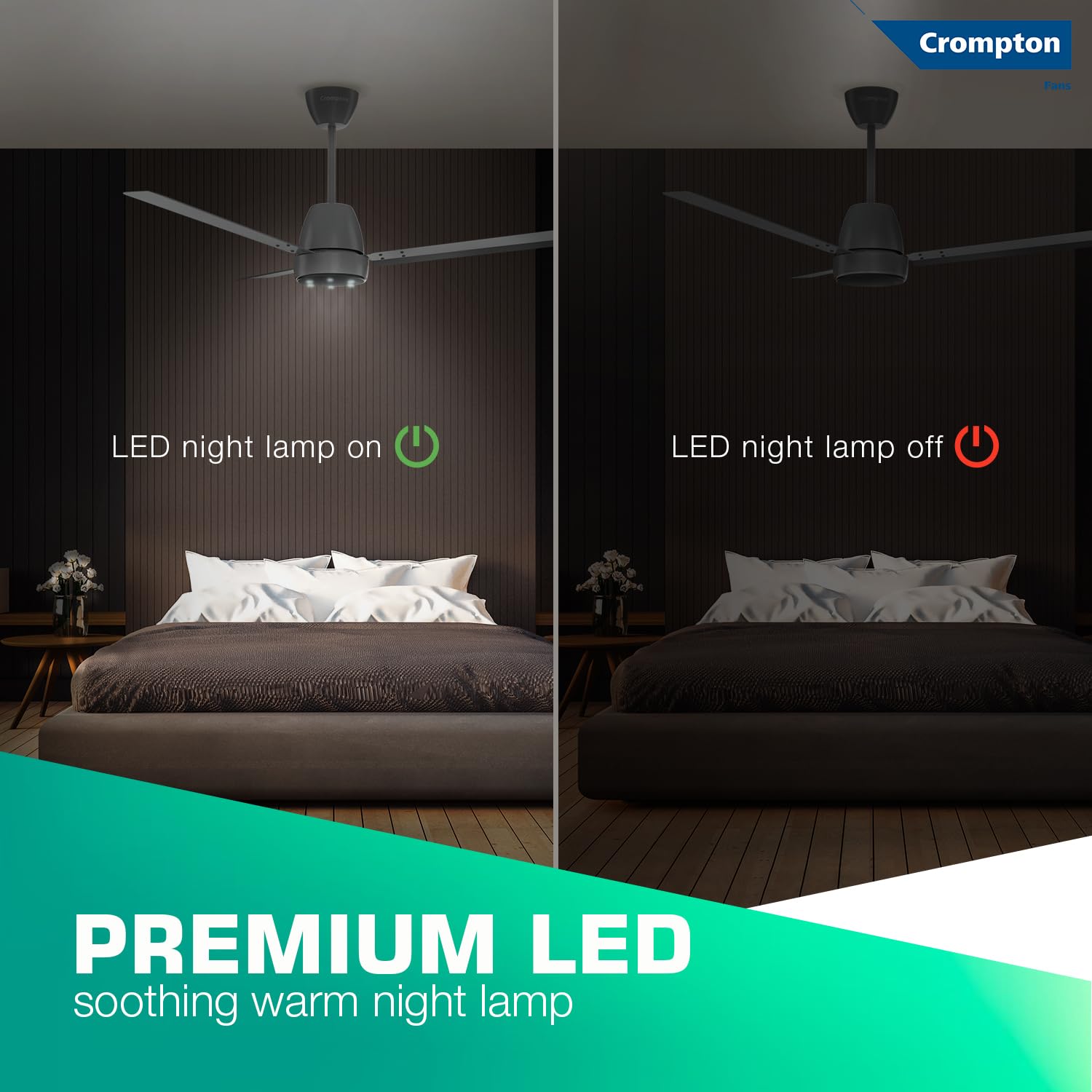 CG FAN ENERGION NITEO 30W 1200MM MATT GREY RMT-7