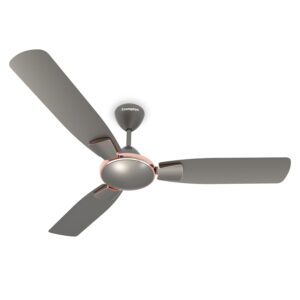 Crompton Highspeed Toro 1200mm Designer Ceiling Fan | BEE Star Rated Energy Efficient | Anti-Dust | Active Power Technology | Upto 50% Less Heating | 2 Year Manufacturer Warranty | Warm Grey